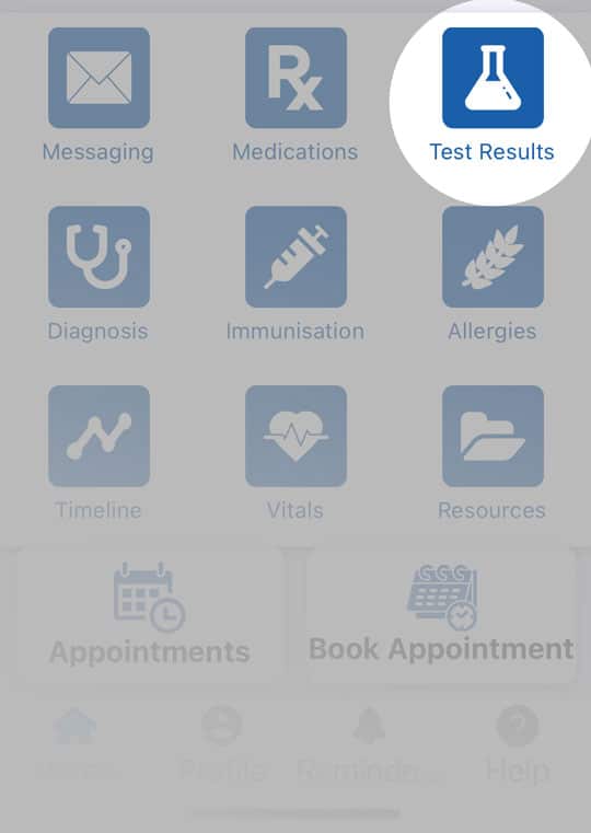 MyIndici Test Result